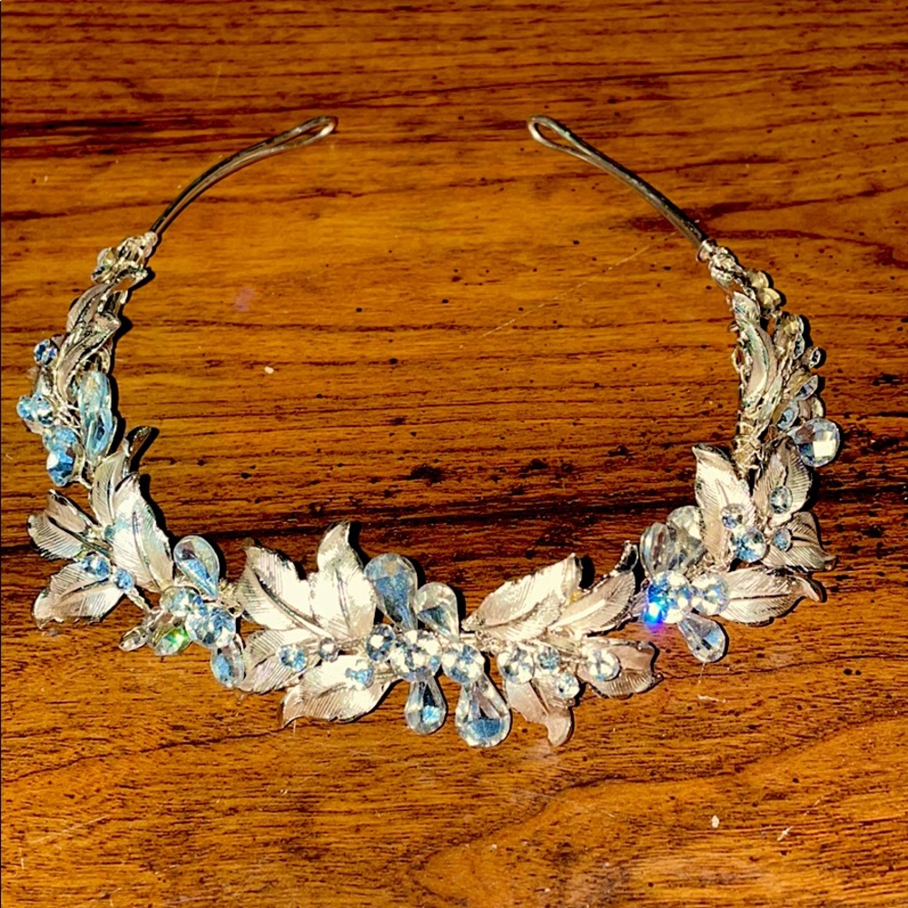 Gold & Crystal bridal headpiece